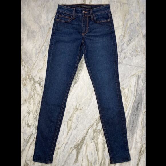 JOES JEANS Womens Chelsea Ultra Slim Fit Dark Wash Denim Jeans Waist Size 24 - Picture 1 of 8